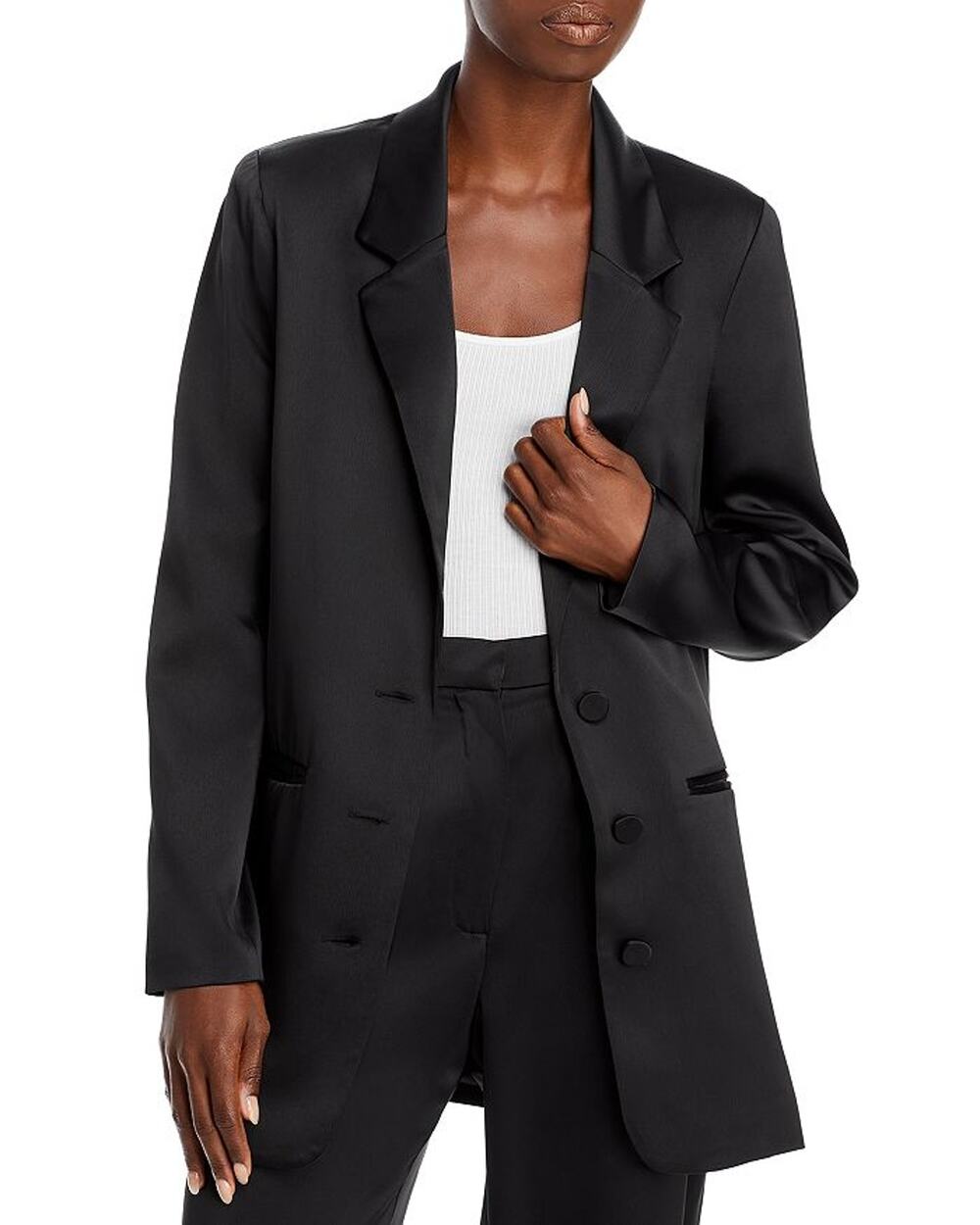 Wayf Tailored Black Elevator Pitch Blazer Size S